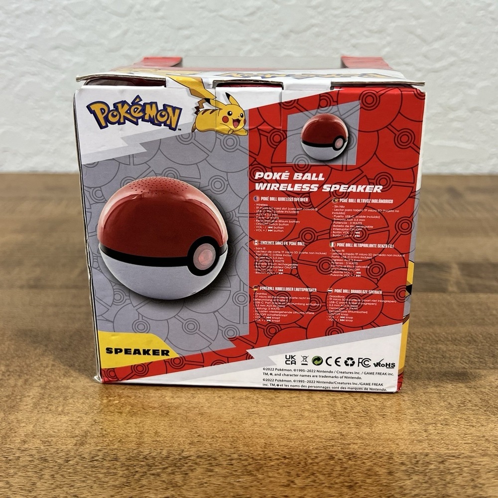 Poke Ball Bluetooth Speaker Teknofun Nintendo - Picture 4 of 6